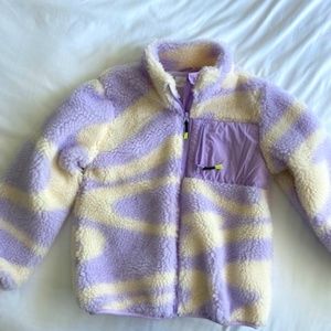 New H & M Girls "Sherpa" Style sweater Size 8-10